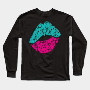 Colorful Lips Long Sleeve T-Shirt